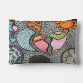ハート アクセサリーポーチ