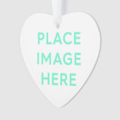 ハート – アクリルオーナメント オーナメント (正面)