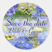 ハート&アジサイ～エンベロープシーラー/シール