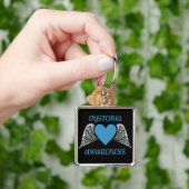 ハート/ウィングス…ジストニアキーチェーン キーホルダー (手)