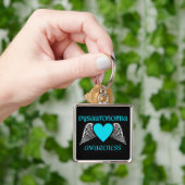 ハート/ウィングス…自律神経障害キーチェーン キーホルダー (手)