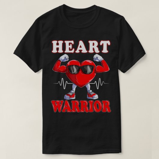 ハート・ウォリアー CHD Awareness Tシャツ (デザイン正面)
