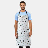 ハート エプロン (着用した状態)