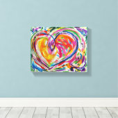ハート・オブ絵画・ジョイ・カンヴァスアートプリント キャンバスプリント (インサイチュ (ウッドフロア))