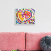 ハート・オブ絵画・ジョイ・カンヴァスアートプリント キャンバスプリント (インサイチュ (リビング))