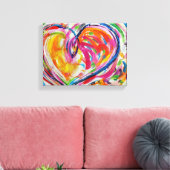 ハート・オブ絵画・ジョイ・カンヴァスアートプリント キャンバスプリント (インサイチュ (リビング))