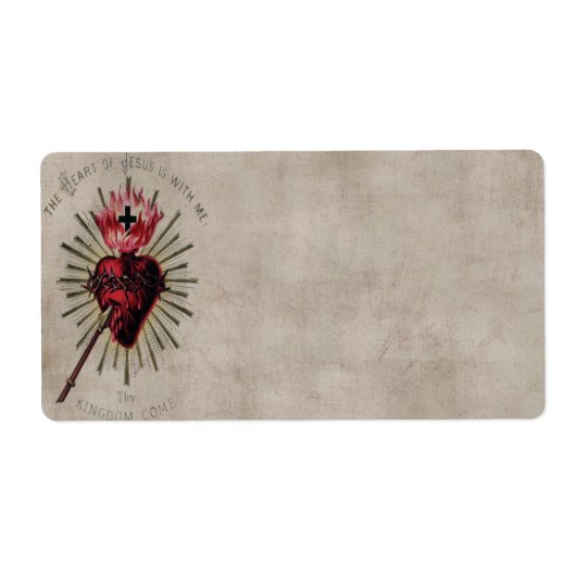 ハート・オブ・イエズス ラベル (正面)