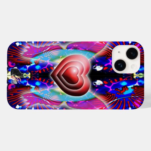 ハート・オブ・グリー Case-Mate iPhoneケース (裏面 (横))