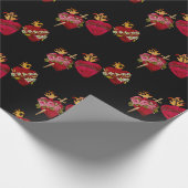ハート・オブ・ホーリー・ファミリーラッピング紙 ラッピングペーパー (角)