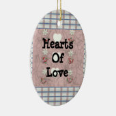 ハート・オブ・ラブ3 セラミックオーナメント (右)
