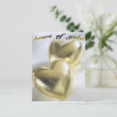 ハート・オブ・金ゴールドはがき ポストカード (スタンド正面)