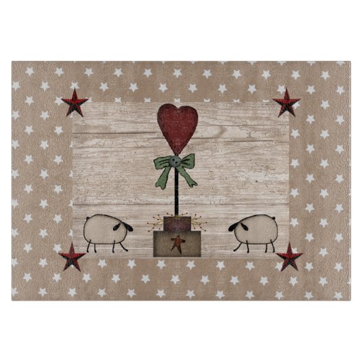 ハート カッティングボード (正面)