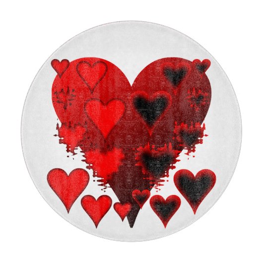 ハート カッティングボード (正面)