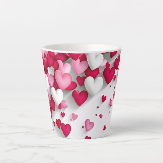 ハート カフェラテマグ (正面)