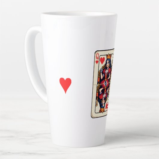 ハート カフェラテマグ (左アングル)