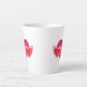 ハート カフェラテマグ (正面)