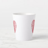 ハート カフェラテマグ (正面)