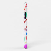 ハート、カラフルハート、名前のパターン Case-Mate iPhoneケース (裏面/右)