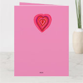 ハート カード (裏面)