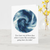 ハート カード (黄色い花)