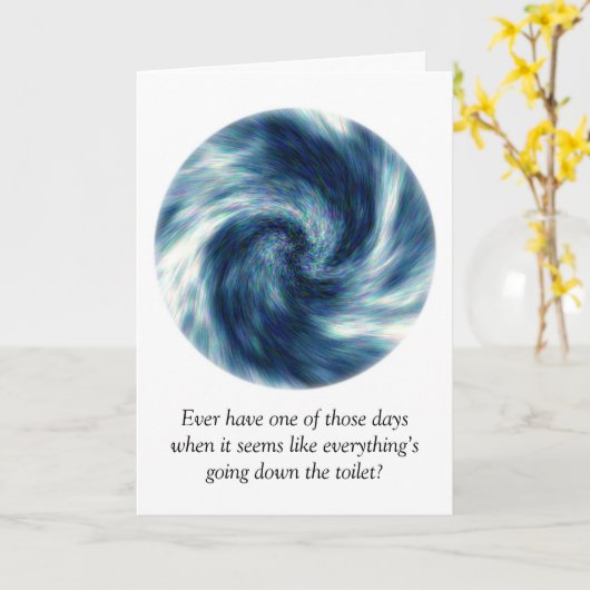 ハート カード (黄色い花)