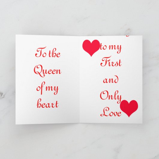 ハート カード (内部)