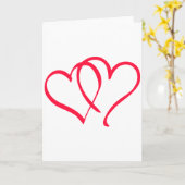 ハート カード (黄色い花)