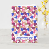 ハート カード (黄色い花)