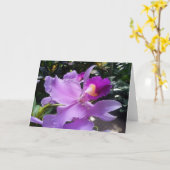 ハート カード (黄色い花)