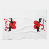 ハート キッチンタオル (横)