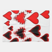 ハート キッチンタオル (横)