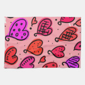 ハート キッチンタオル (横)