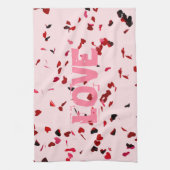 ハート キッチンタオル (縦)