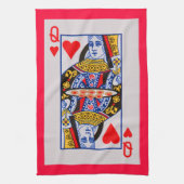 ハート キッチンタオル (縦)