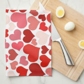 ハート キッチンタオル (四つ折り)