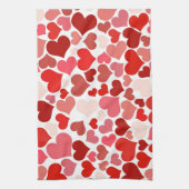 ハート キッチンタオル (縦)