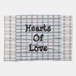 ハート キッチンタオル