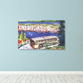 ハート キャンバスプリント (インサイチュ (ウッドフロア))