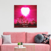 ハート キャンバスプリント (インサイチュ (リビング))