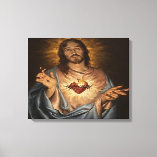 ハート キャンバスプリント (正面)