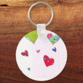 ハート キーホルダー (正面)