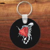 ハート キーホルダー (正面)