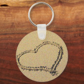ハート キーホルダー (正面)