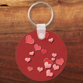 ハート キーホルダー (正面)