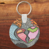 ハート キーホルダー (裏面)