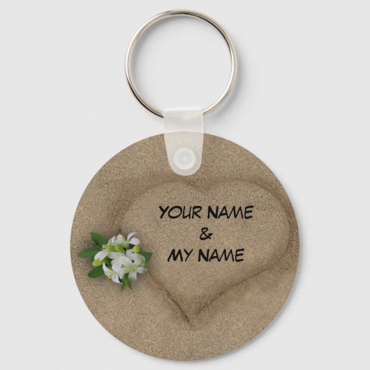 ハート キーホルダー (正面)