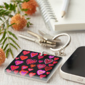 ハート キーホルダー (正面右)