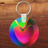 ハート キーホルダー (正面)