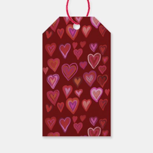 ハート ギフトタグ (正面)