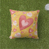 ハート クッション (芝生)